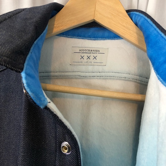 Scotch & Soda Reversible Ombre Cotton-Blend Overshirt Size M - Picture 10 of 16